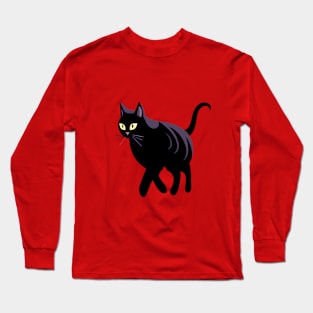 Black Cat Long Sleeve T-Shirt